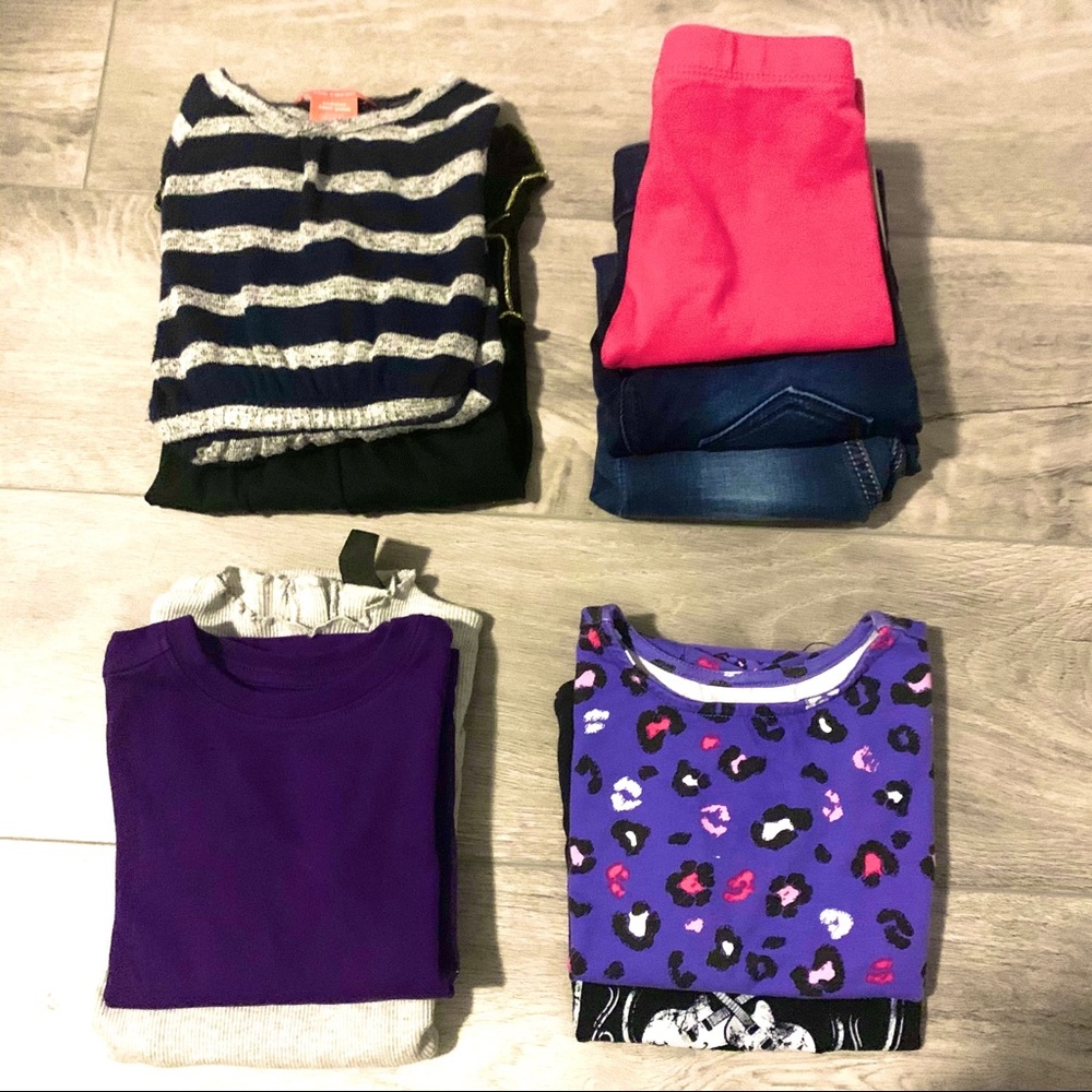 Lot of Toddler girl 2T clothes (9 items)
